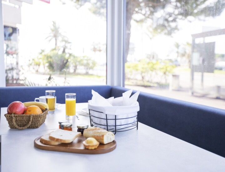 Buffet breakfast at Hotel Tierce, Cagnes-sur-Mer